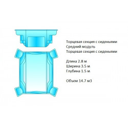 Большой модульный бассейн Большой модульный бассейн